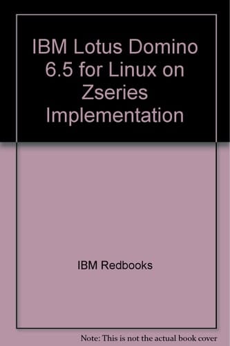 IBM Lotus Domino 6.5 for Linux on ZSeries Implementation