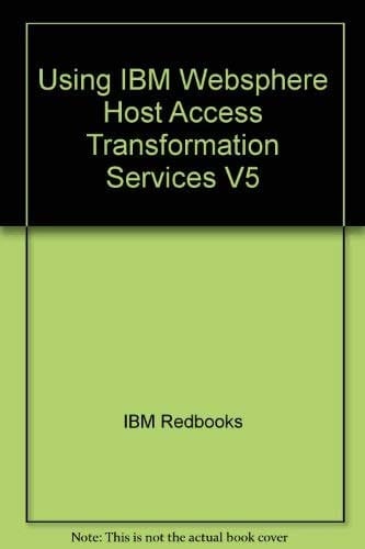 Using IBM WebSphere Host Access Transformation Services