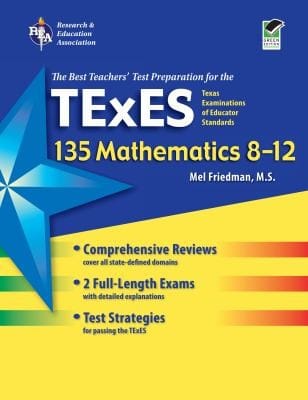 The Best Teachers Test Preparation For The Texes Mathematics Field 135 812 Test
