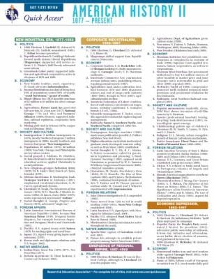 American History 2  Reas Quick Access Reference Chart
            
                Quick Access