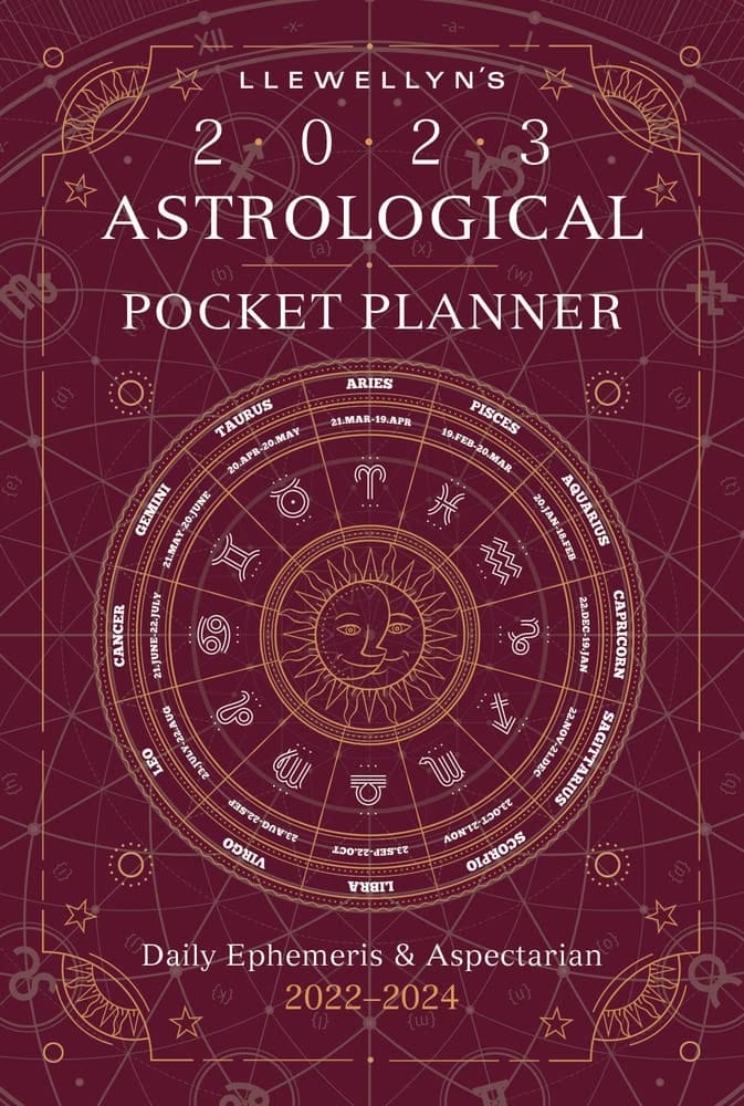 LLEWELLYN'S 2023 ASTROLOGICAL POCKET PLANNER Daily Ephemeris & Aspectarian 2022-2024