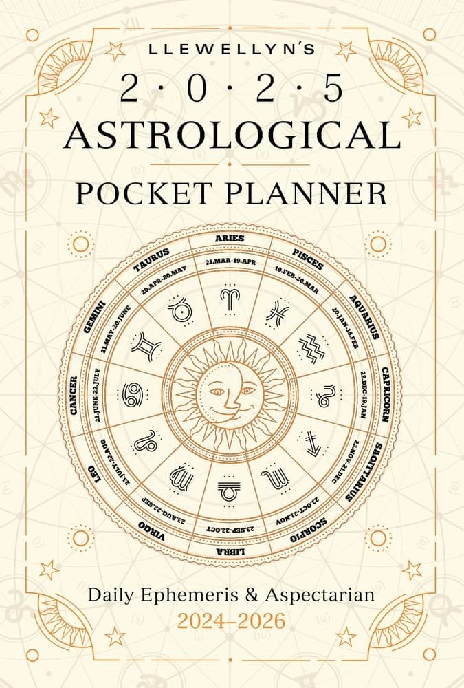 LLEWELLYN'S 2025 ASTROLOGICAL POCKET PLANNER Daily Ephemeris & Aspectarian 2024-2026