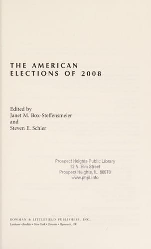 The American Elections of 2008