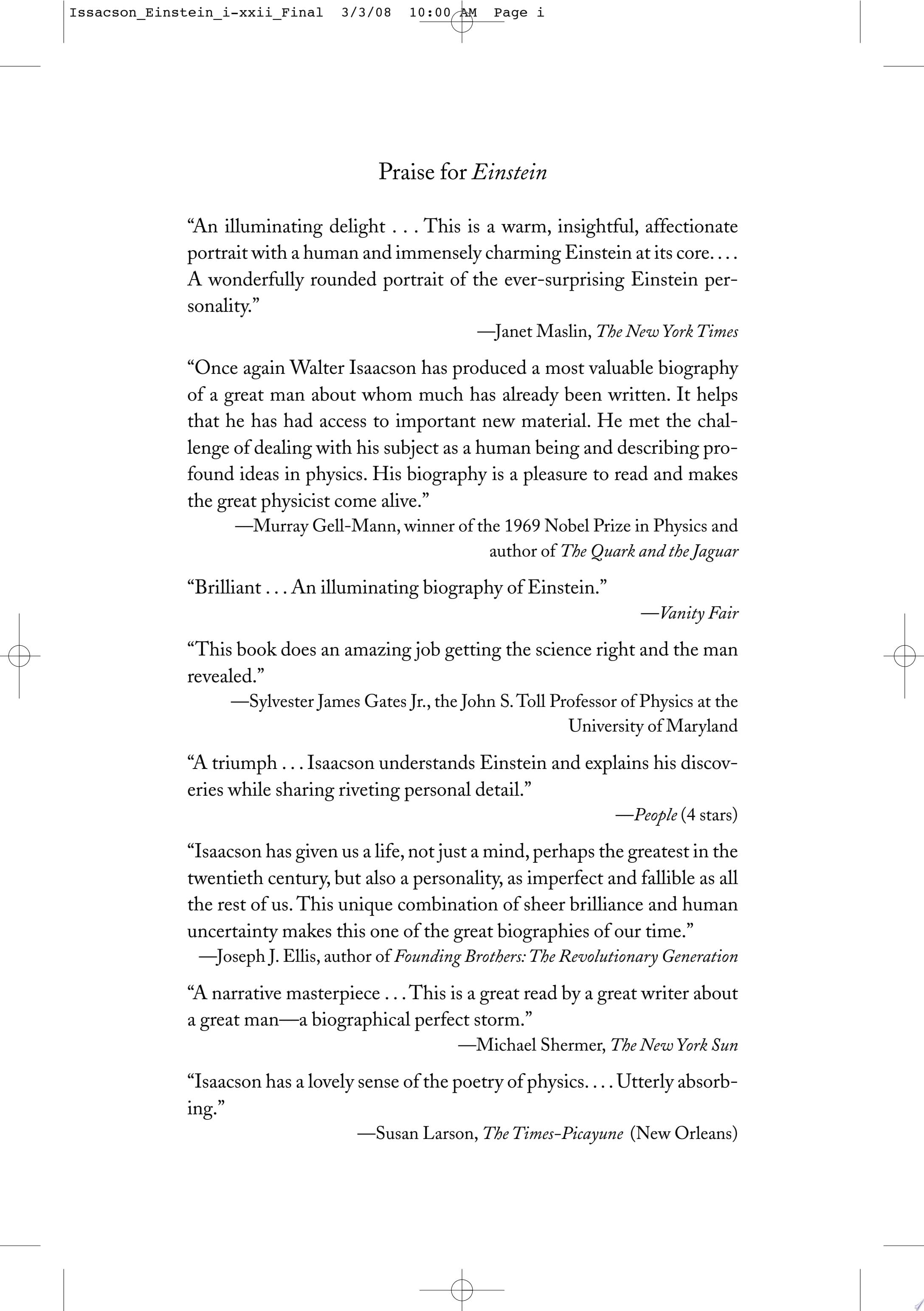 Einstein His Life and Universe