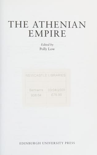 The Athenian Empire
