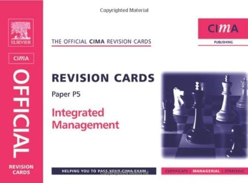 CIMA Revision Cards Integrated Management