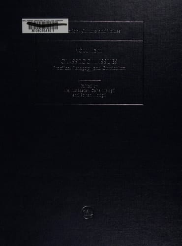 Classroom Issues Practice, Pedagogy, and Curriculum