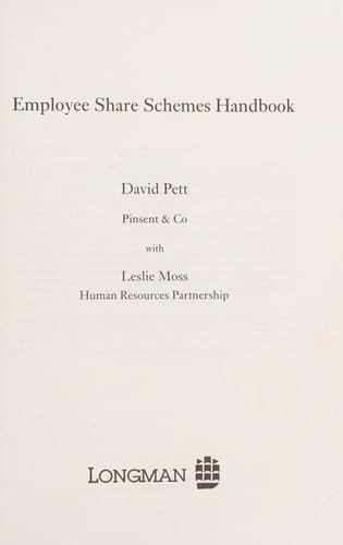 Employee Share Schemes Handbook