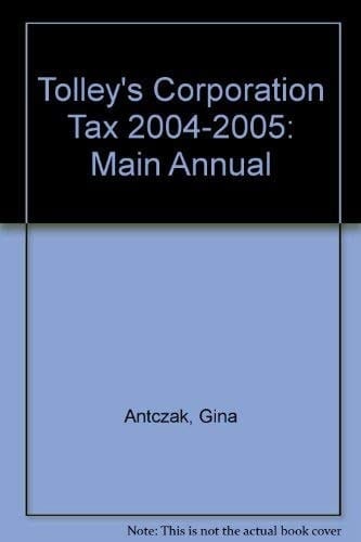 Tolley's Corporation Tax