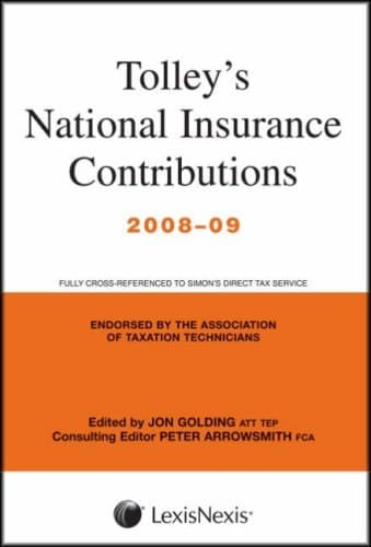 Tolley's National Insurance Contributions 2008-09