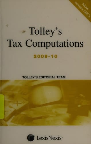 Tolley's Tax Planning 2009-10
