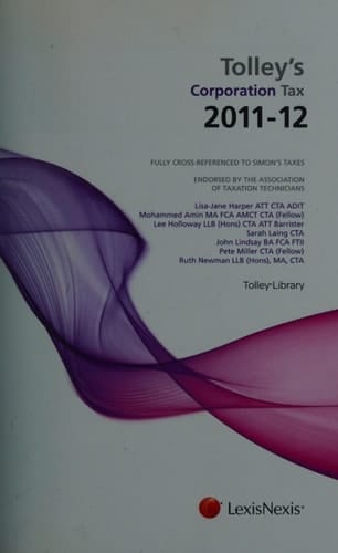 Tolley's Corporation Tax 2011-12 Main Annual