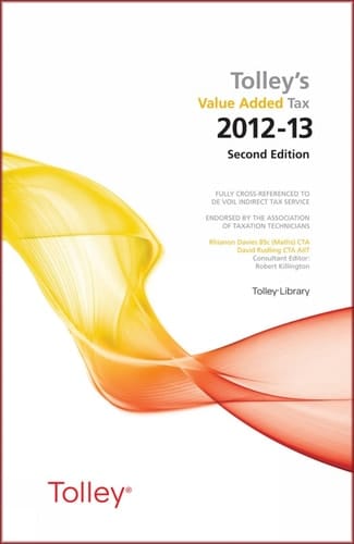 Tolley's Value Added Tax 2012
