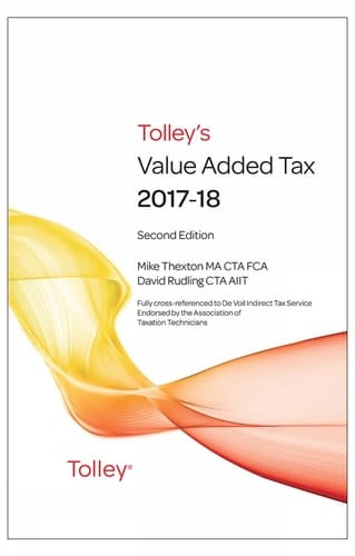 Tolley's Value Added Tax 2017-18