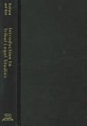 Introduction to Tribal Legal Studies