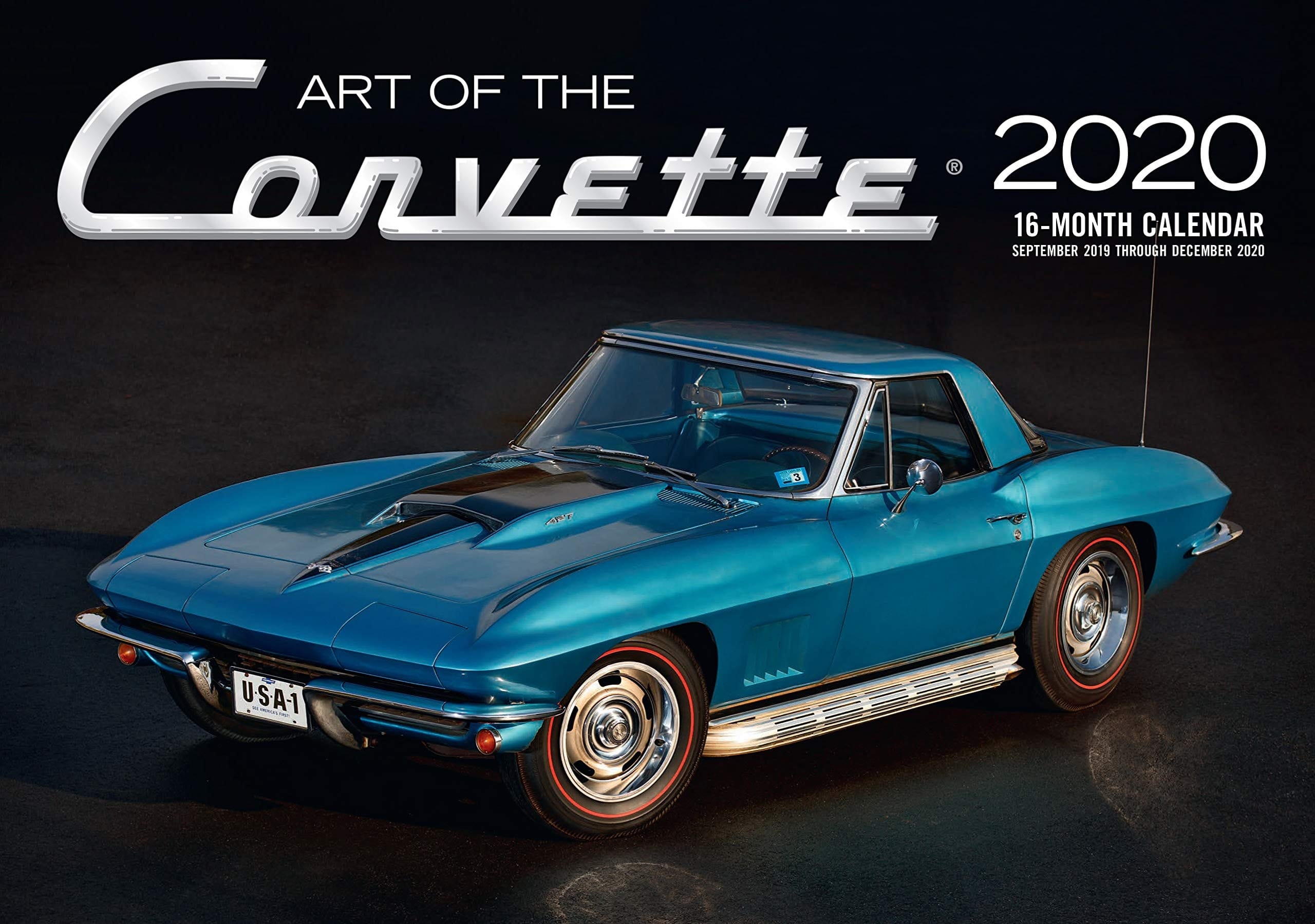 Art of the Corvette 2020: 16-Month Calendar - September 2019 through December 2020