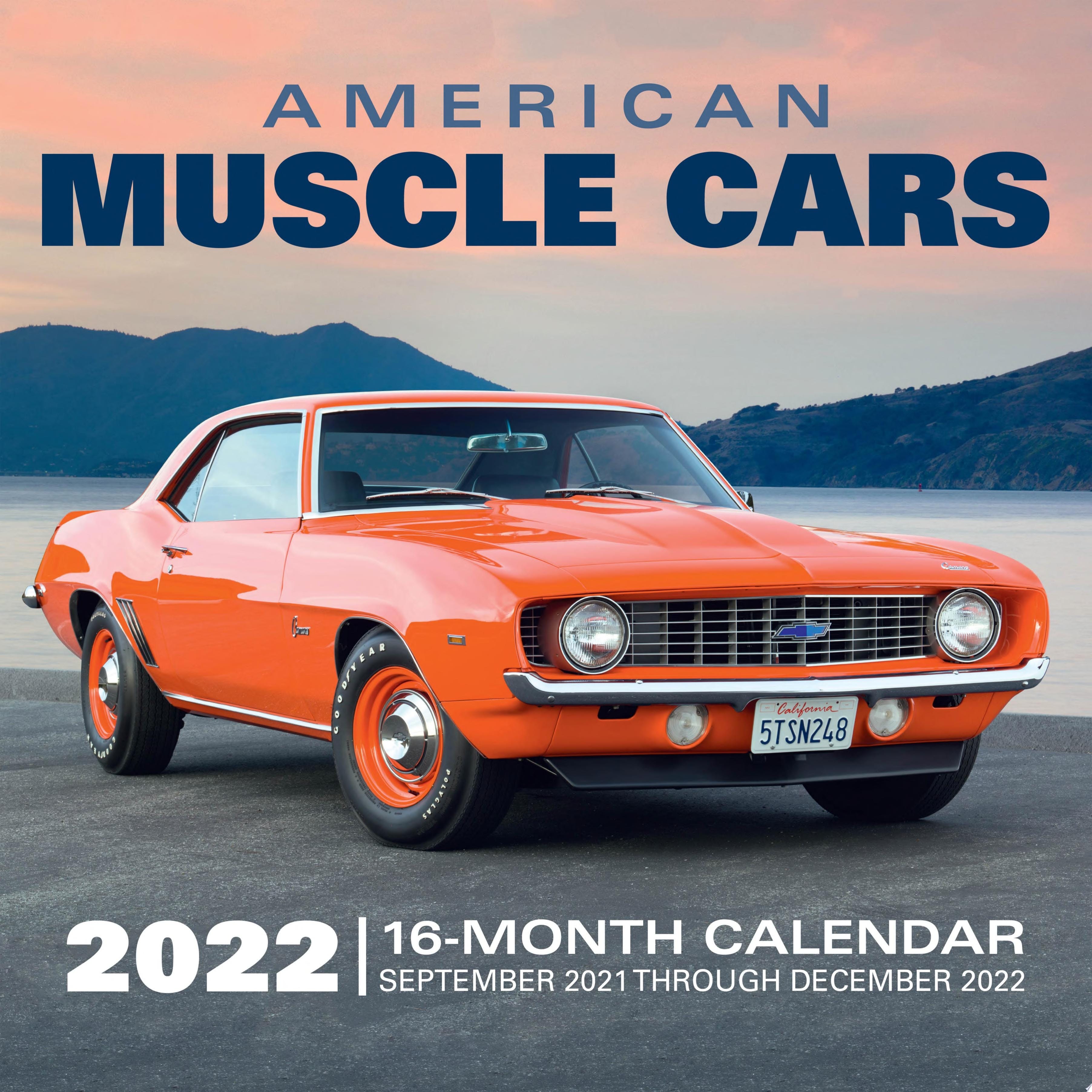 American Muscle Cars 2022 16-Month Calendar - September 2021 Through December 2022