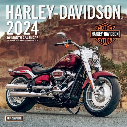 Harley-Davidson 2024 16-Month 12x12 Wall Calendar - September 2023 Through December 2024