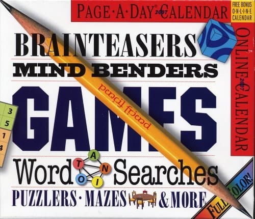 Brainteasers, Mind Benders, Games, Word Searches, Puzzlers, Mazes & More Calendar 2007