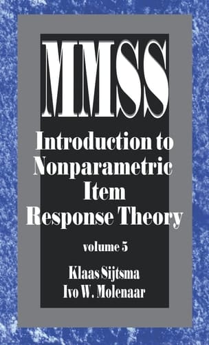 Introduction to Nonparametric Item Response Theory