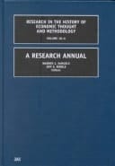 Research in the History of Economic Thought and Methodology