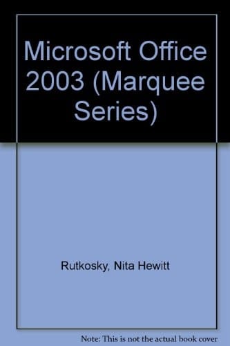 Microsoft Office 2003 (Marquee Series)