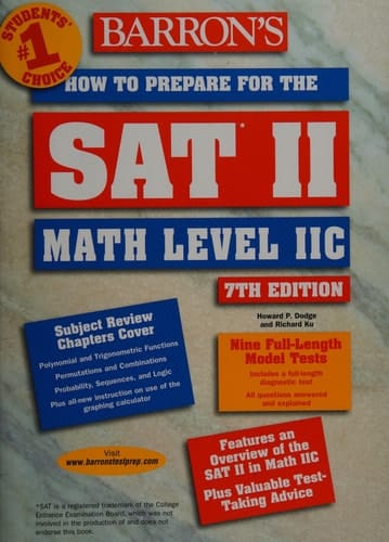How to Prepare for the SAT II Math Level II C