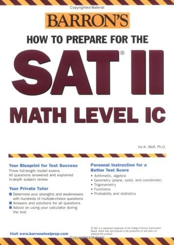 How to Prepare for the SAT II Math Level IC