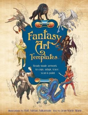 Fantasy Art Templates Readymade Artwork To Copy Adapt Trace Scan Paint