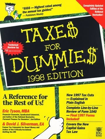 Taxes for Dummies 1998 Edition