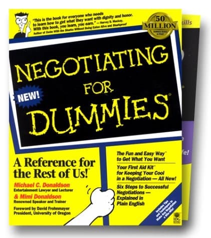 Negotiating for Dummies/Leadership for Dummies