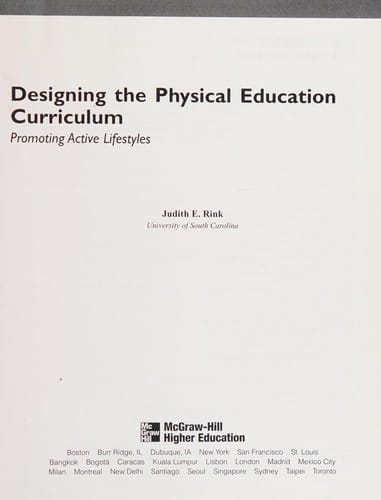 Designing the physical education curriculum: promoting active lifestyles