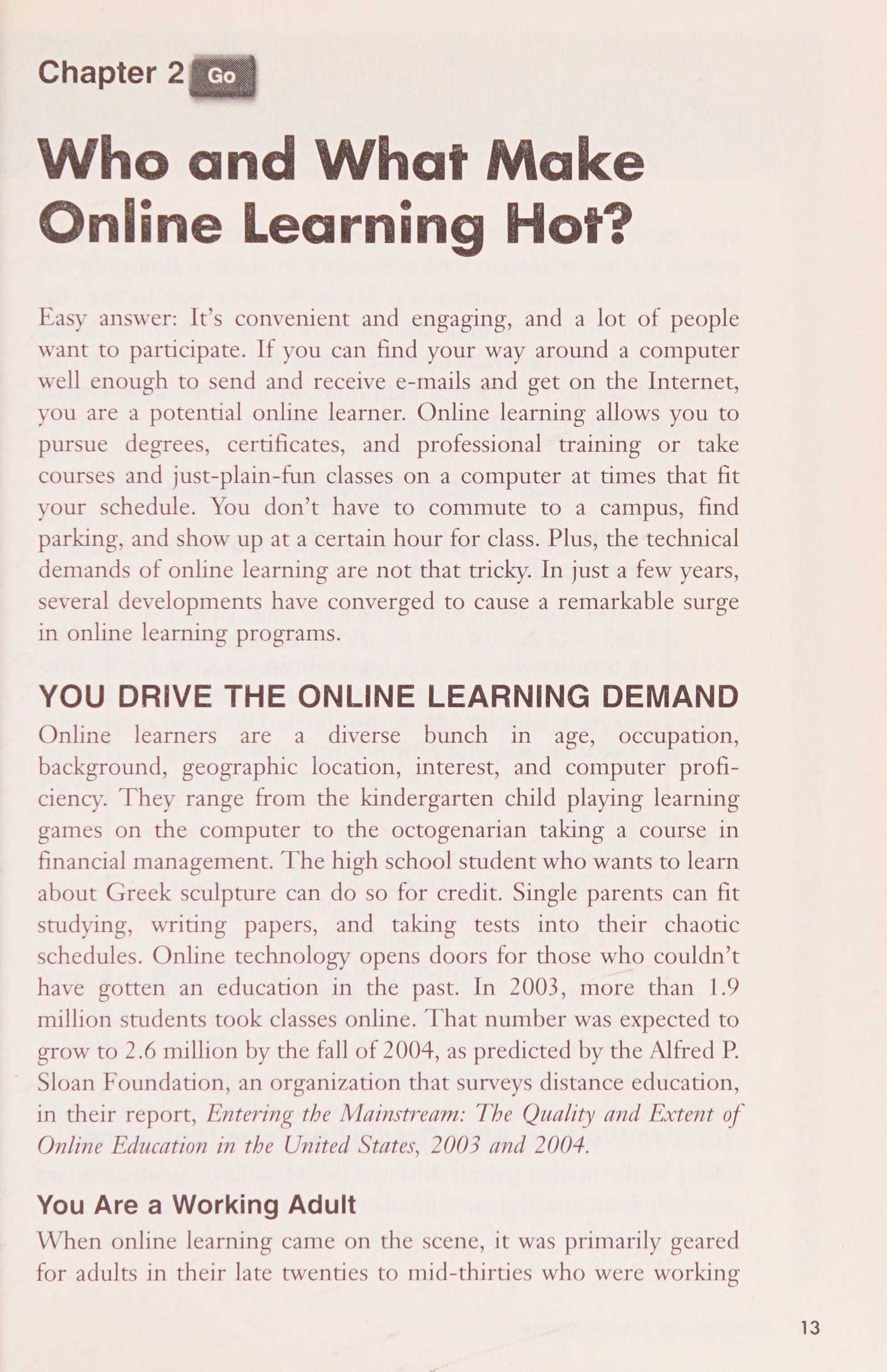 Peterson's Guide to Online Learning
