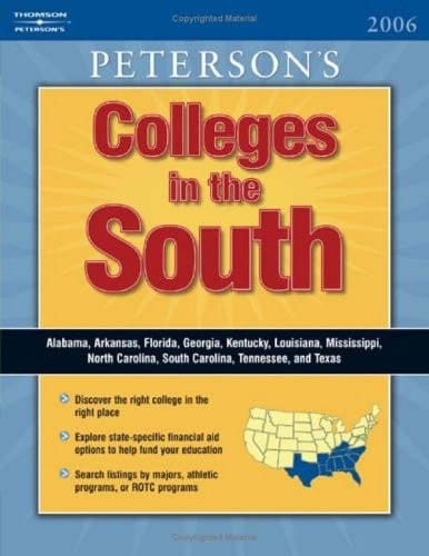 Peterson's Colleges In The South 2006 (Peterson's Guides)