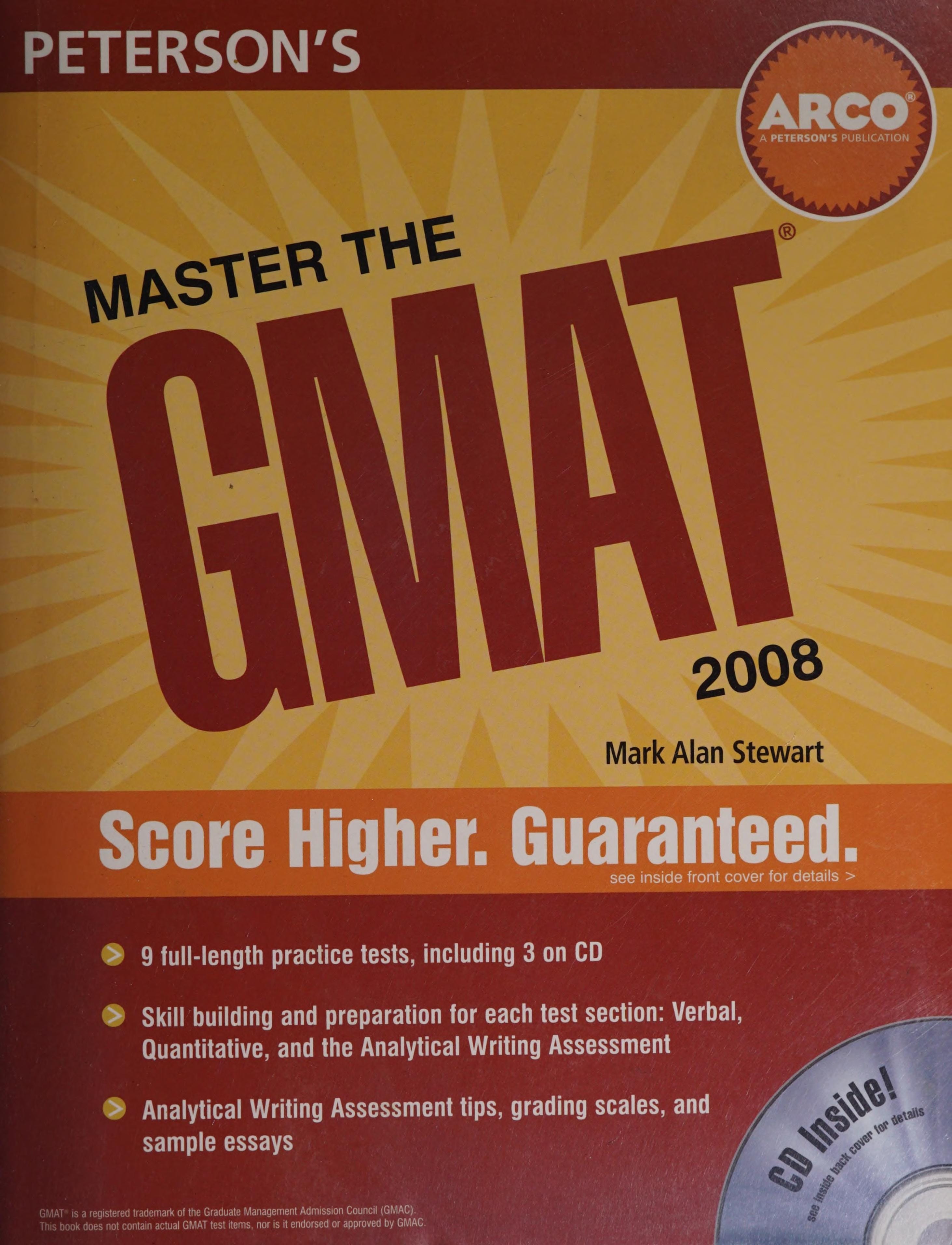 Peterson's Master the GMAT 2008