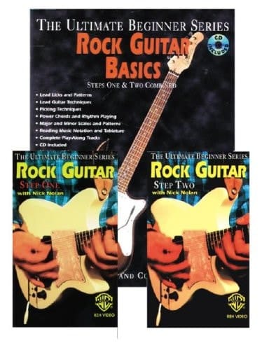 Ultimate Beginner Rock Guitar Basics Mega Pak Book, CD and 2 Videos