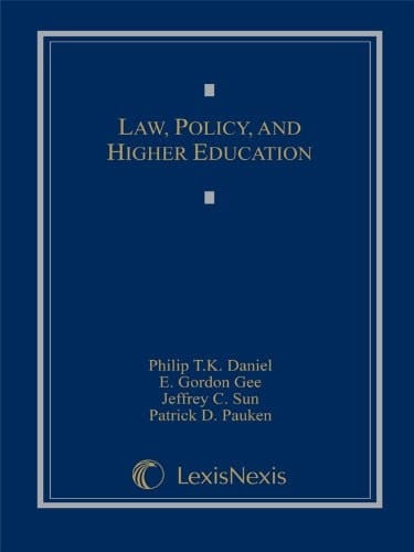 Law, Policy, and Higher Education