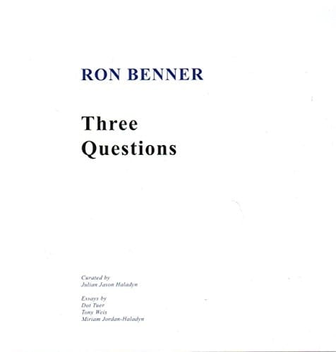 Ron Benner Three Questions
