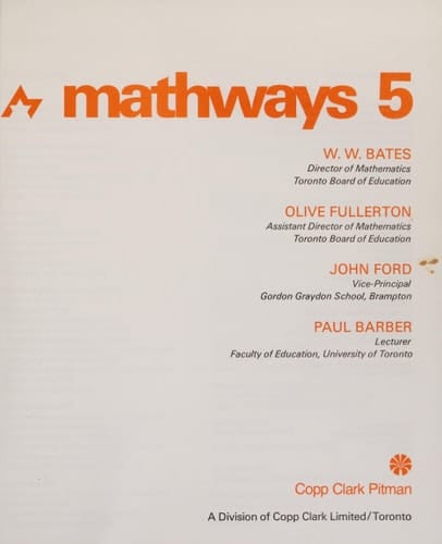 Mathways, 5