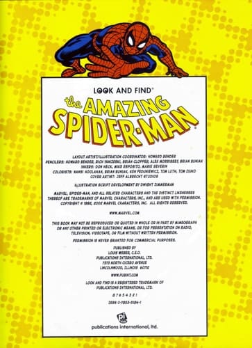 The Amazing Spider-man Look and Find