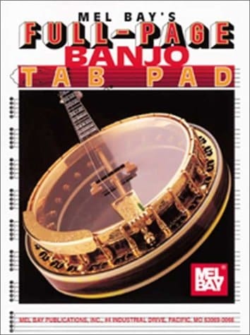 Full-Page Banjo Tab Pad