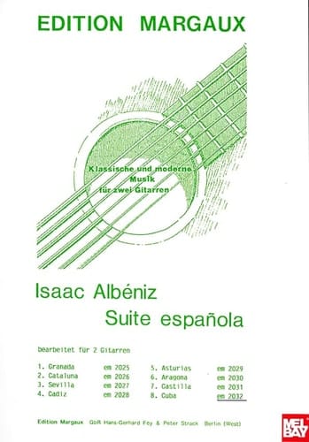 Cuba arranged for 2 guitars No. 8 from Suite Espanola