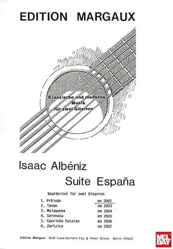 Prelude No. 1 from Suite Espana