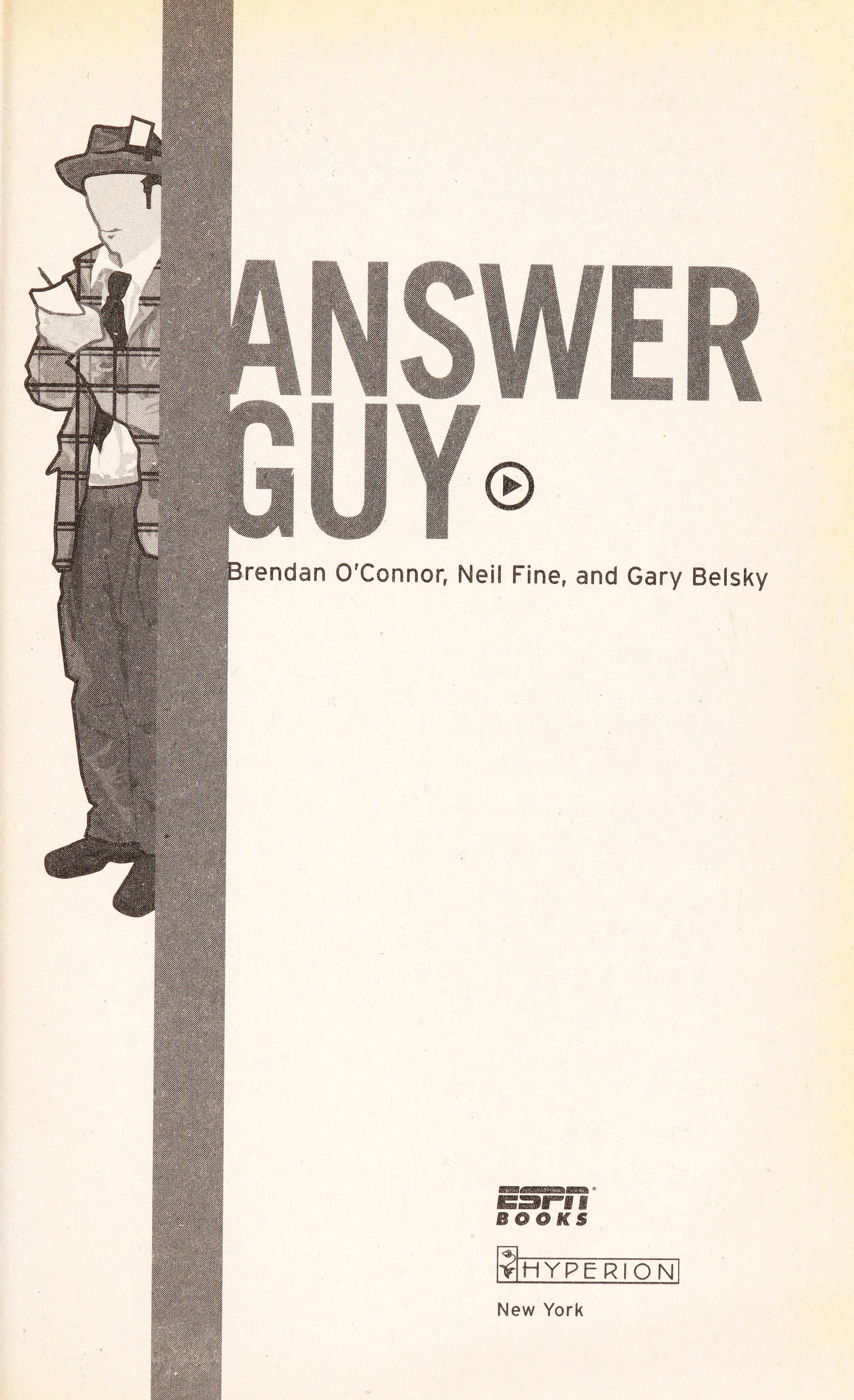 Espn the Magazine Presents Answer Guy Proprietary Edition