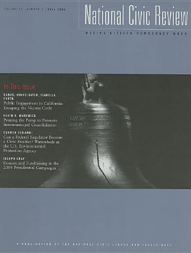 National Civic Review, No. 3, Fall 2006