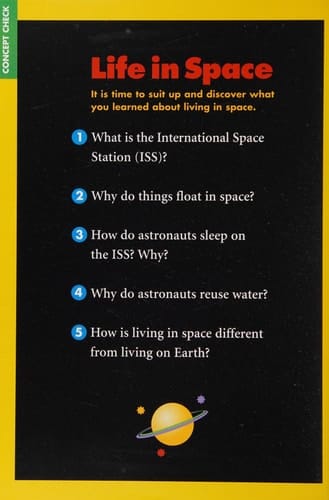 Explorer Books (Pioneer Science: Space Science): Living It Up in Space