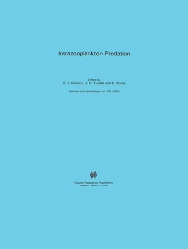 Intrazooplankton Predation (Developments in Hydrobiology, 60)