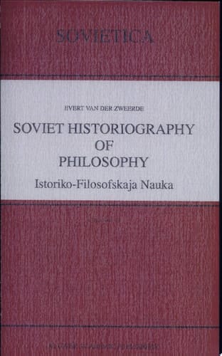 Soviet Historiography of Philosophy Istoriko-Filosofskaja Nauka