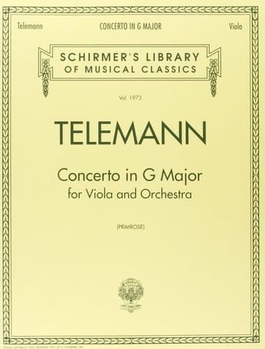 Concerto in G Schirmer Library of Classics Volume 1973