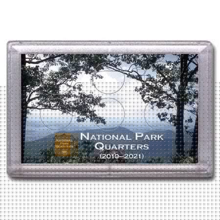 National Park Quarters 3x5 (2010-2021) Plastic Display Case